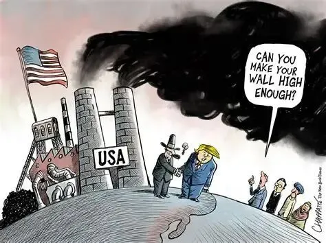 Trump leaves the climate accord | Globecartoon - Political Cartoons ...